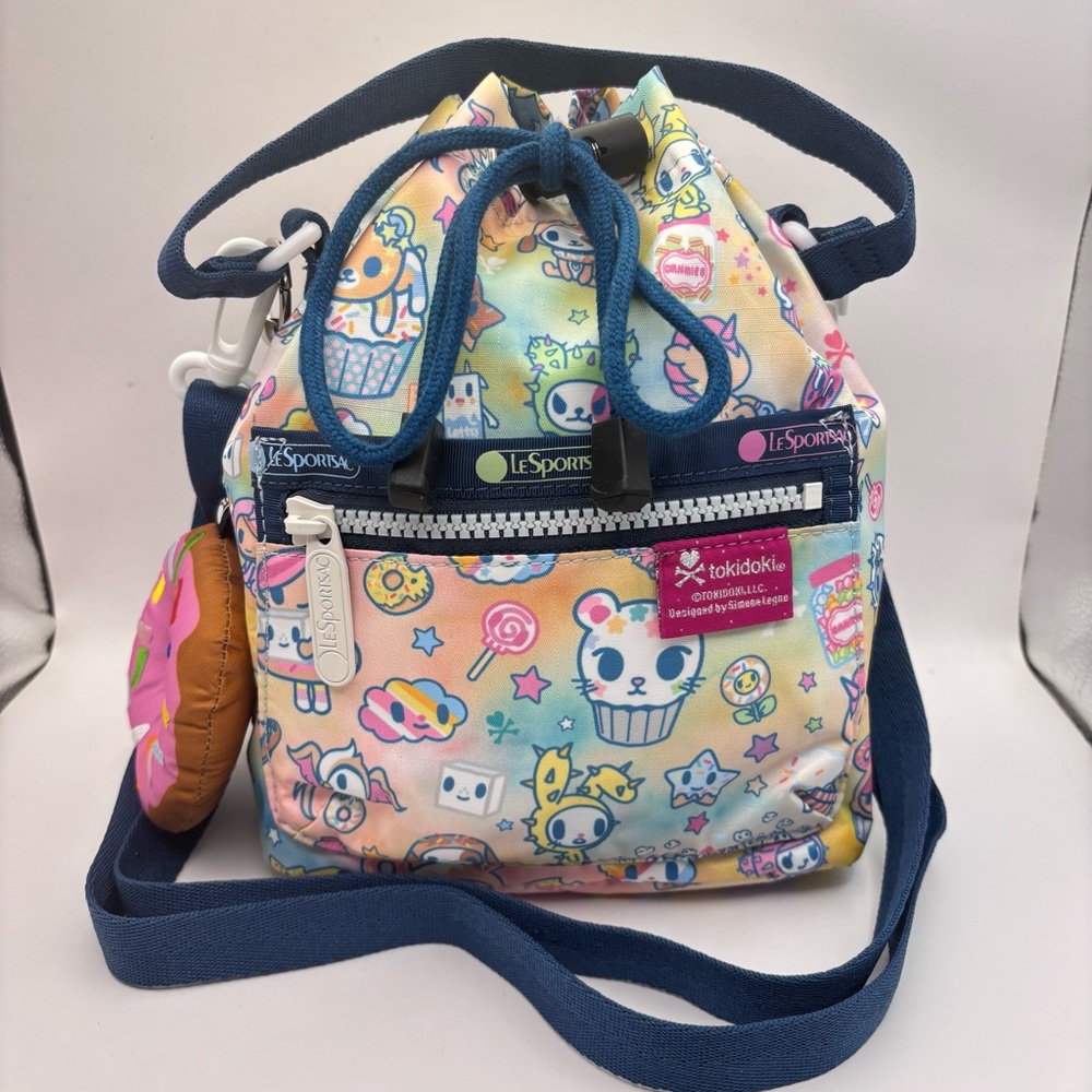 LeSportsac Tokidoki Crossbody Bag Pastel Tokidoki LeSportsac Drawstring Knapsack